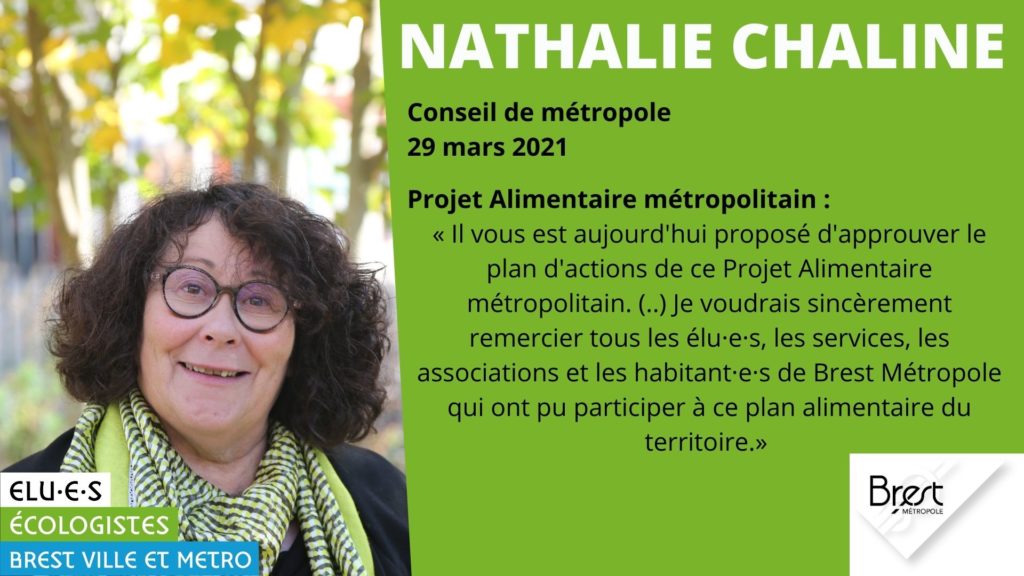 Rencontrez Nathalie Chaline, élue écologiste de Brest