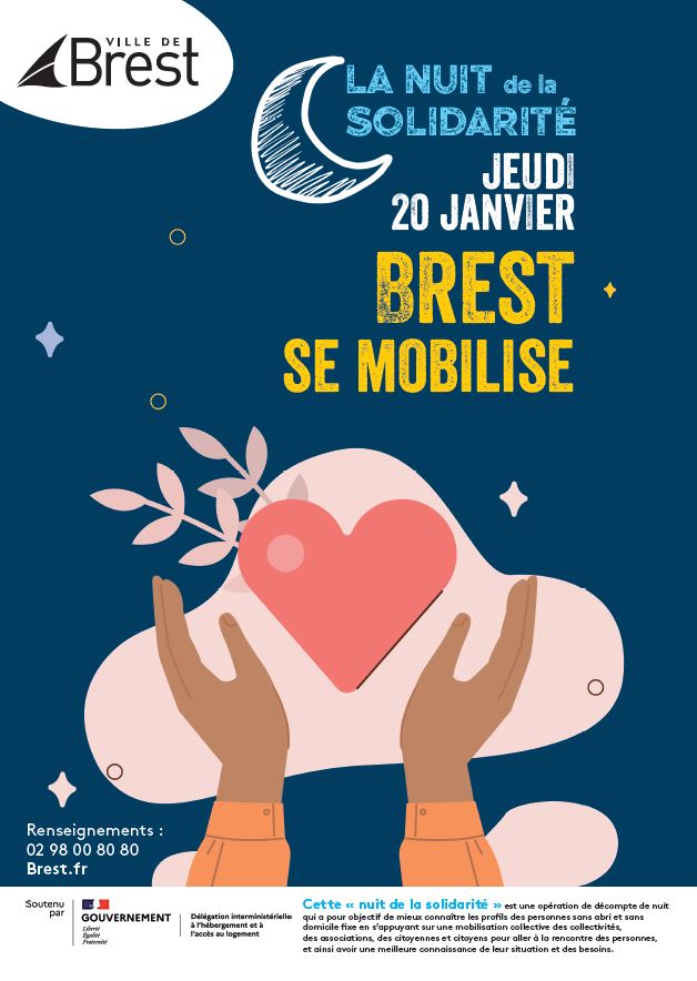 Nuit de la solidarité 2022 à Brest