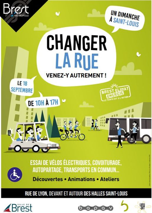 Changer la rue journée autour des mobilités douces à Brest