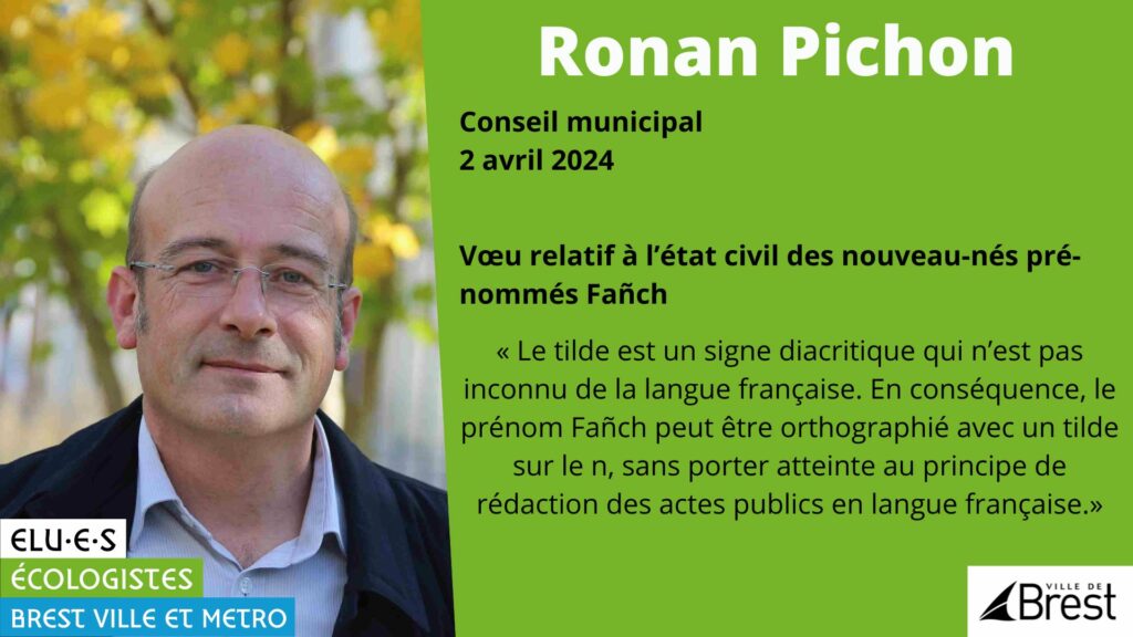 Ronan Pichon élu écologiste brestois