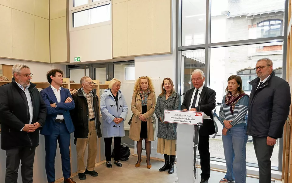 inauguration CCAS photo télégramme