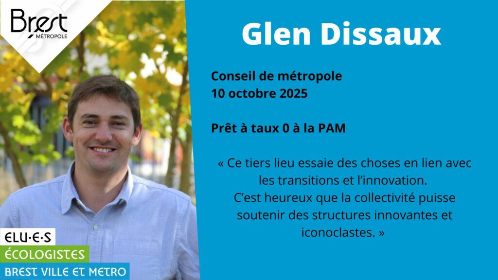 Glen Dissaux soutien à la PAM