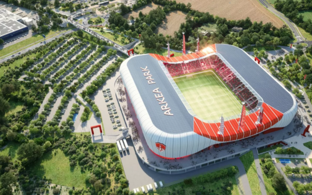 Le projet de stade Arkéa Park