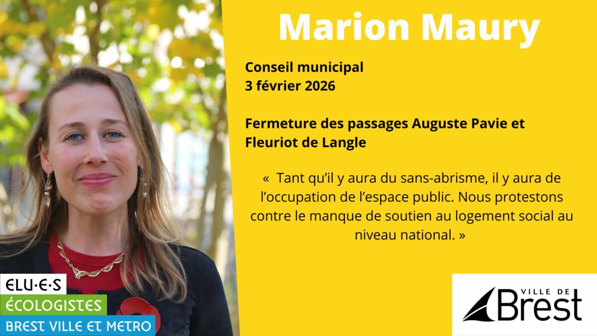Marion Maury conseil municipal du 3 février 2026