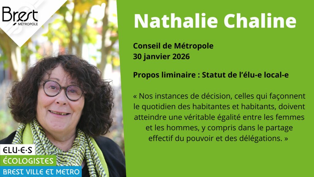 Nathalie Chaline élue écologiste Brestoise